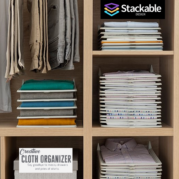 Creative Stackable Clothes Organizer 5
